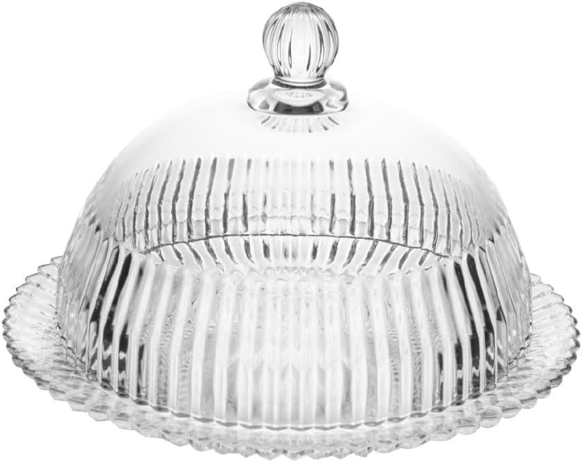 Queijeira de Cristal com Tampa